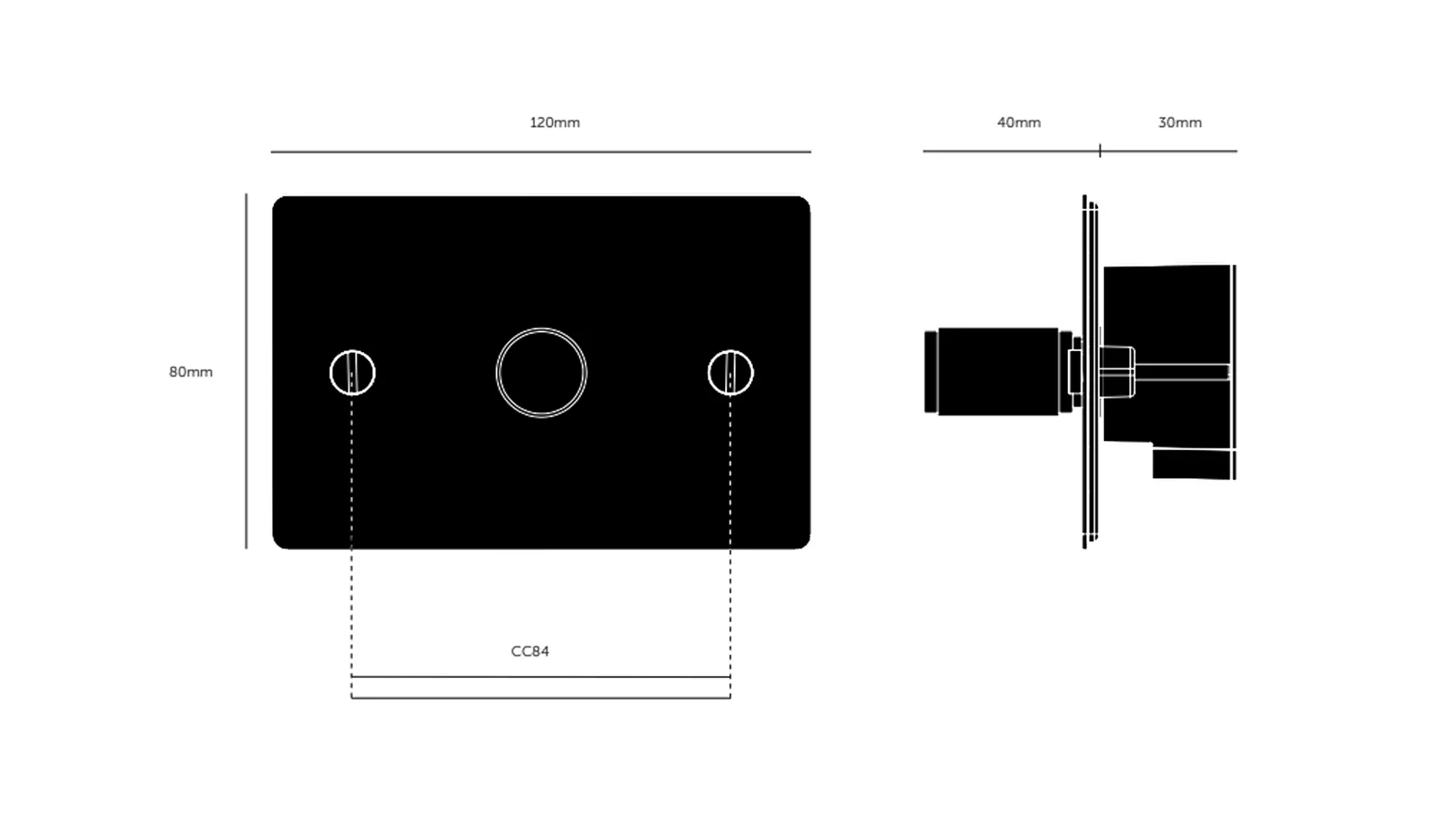 Buster and Punch 1G Dimmer Switch Diamond Cut Knurled Knob - Available in Various Finishes - Image 6
