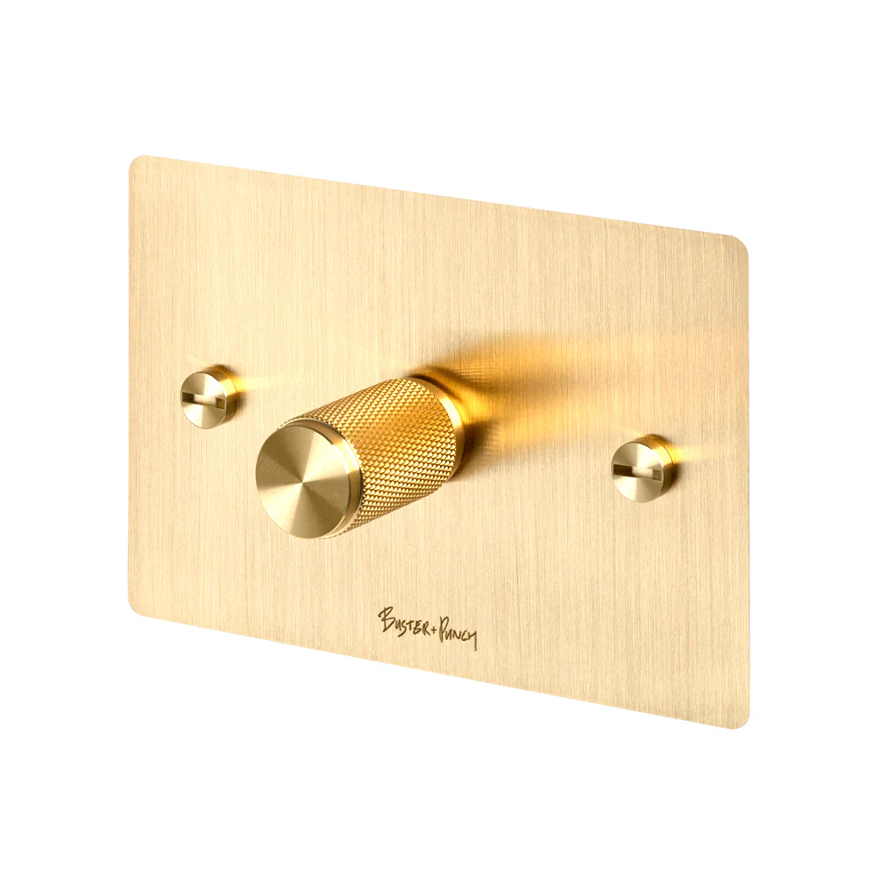 Buster and Punch 1G Dimmer Switch Diamond Cut Knurled Knob - Available in Various Finishes - Image 8