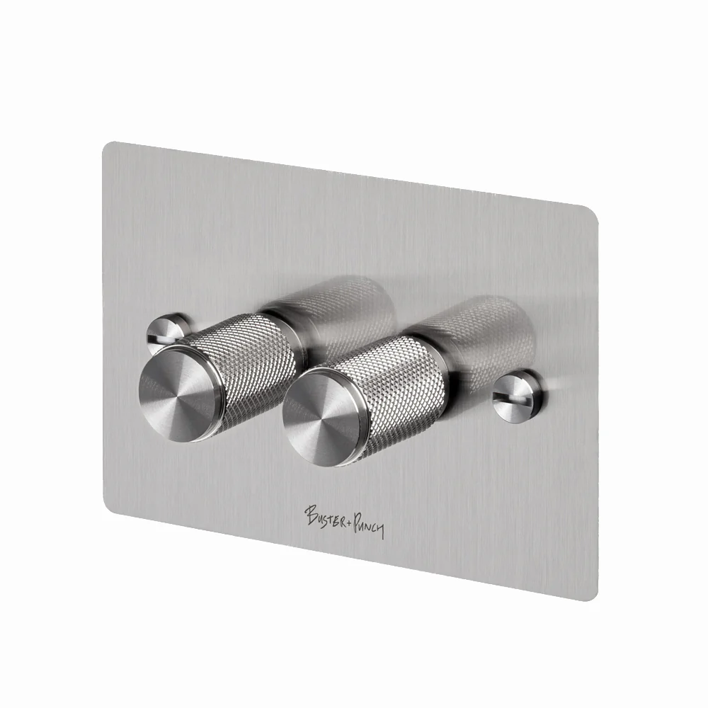 Buster and Punch 2G Dimmer Switch Diamond Cut Knurled Knob - Available in Various Finishes - Image 10