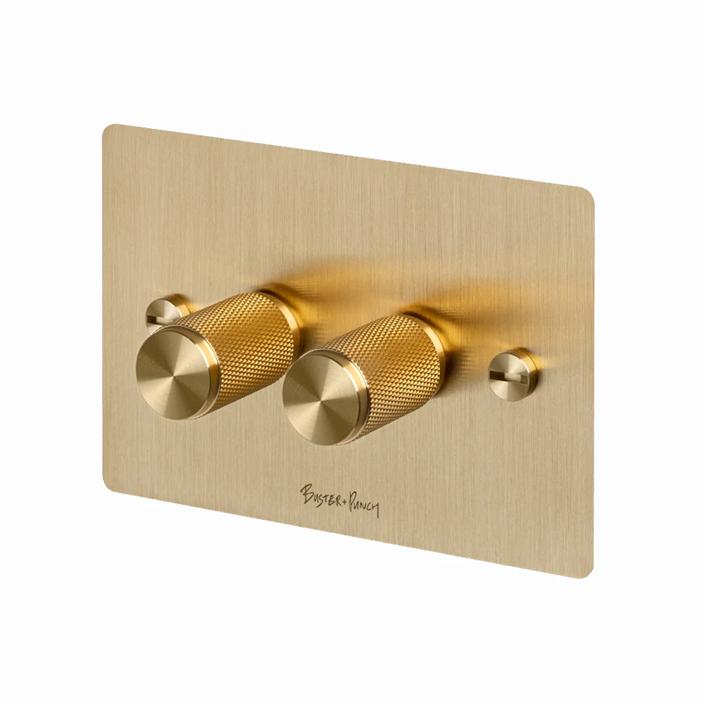 Buster and Punch 2G Dimmer Switch Diamond Cut Knurled Knob - Available in Various Finishes - Image 8