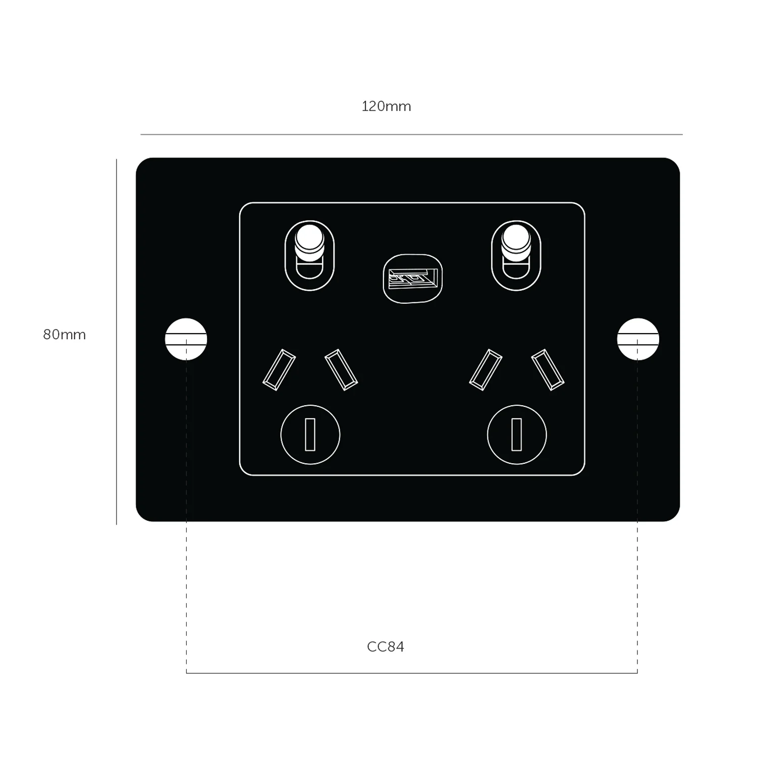 Buster and Punch 2G GPO Socket Outlet - Available in Various Finishes - Image 3