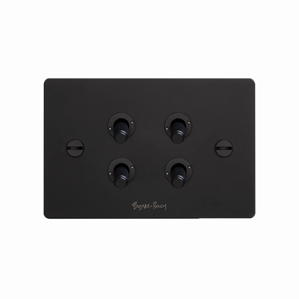 Buster and Punch 4G Toggle Switch Solid Metal Flat Plate - Available in Various Finishes - Image 5