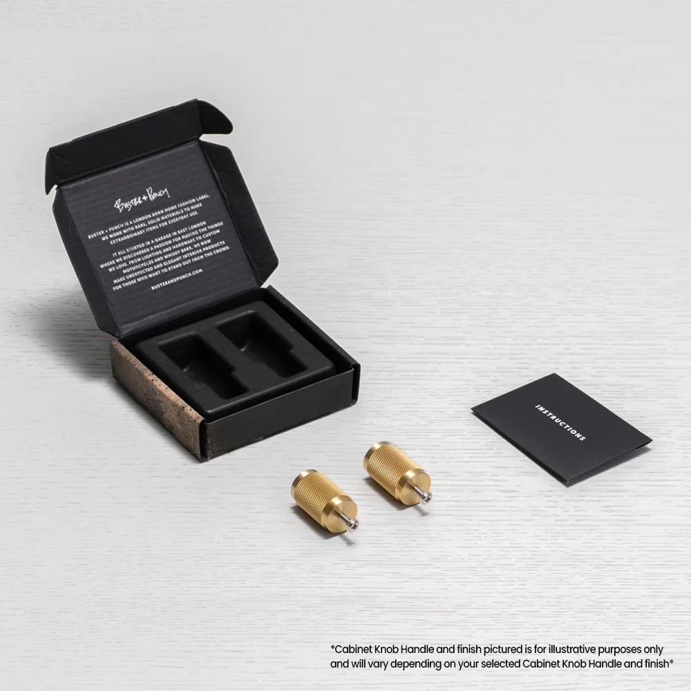 Buster and Punch Cabinet Knurled Furniture Knob - Available in Various Finishes - Image 4