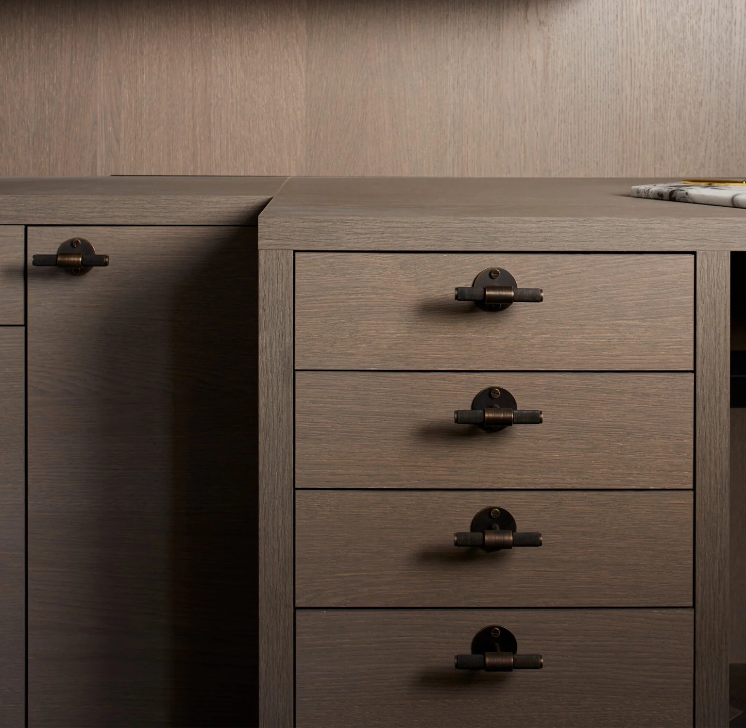 Buster and Punch Cabinet T-Bar Handle on Plate - Available in Various Finishes - Image 2