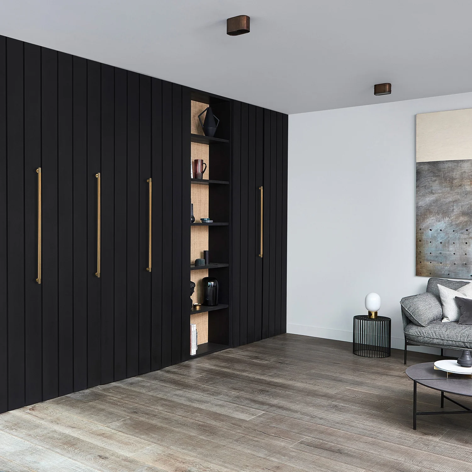 Buster and Punch Closet Bar Cross-Knurl Pattern 760mm - Available in Various Finishes - Image 3