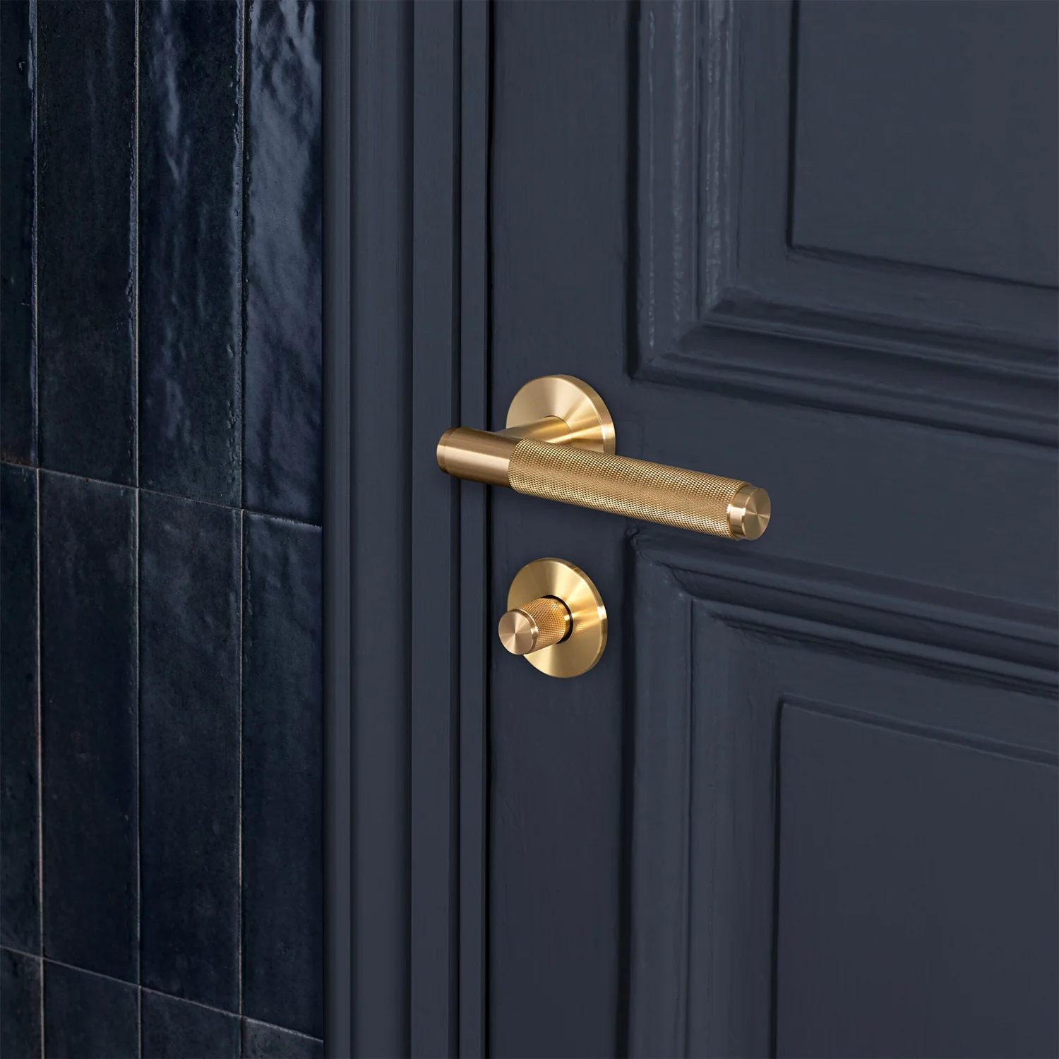Buster and Punch Cross Door Lever Handle Passage - Available in Various Finishes - Image 2