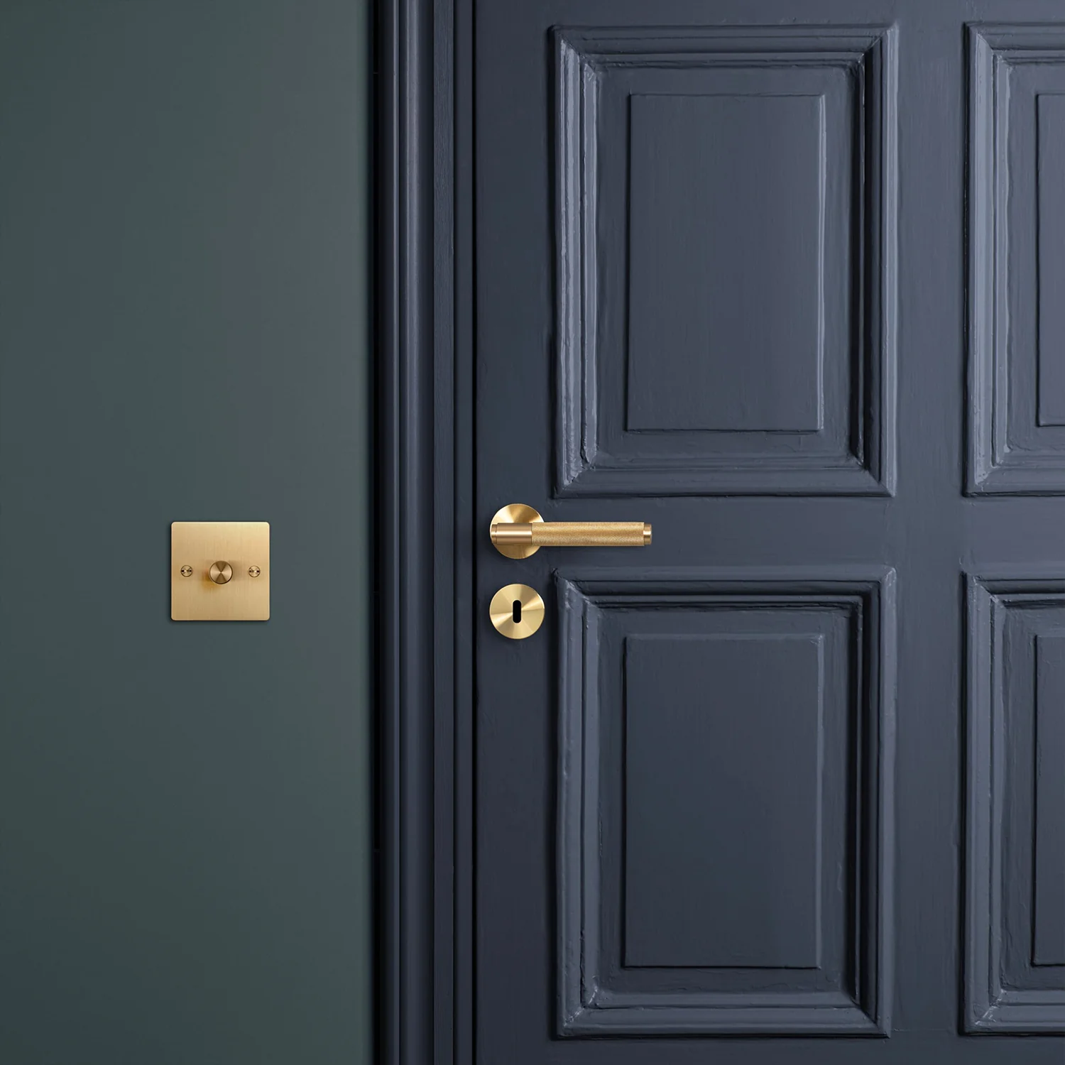 Buster and Punch Cross Door Lever Handle Privacy - Available in Various Finishes - Image 3