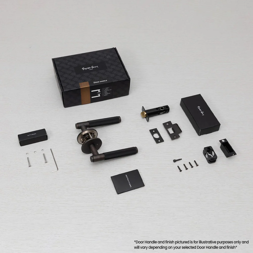 Buster and Punch Cross Door Lever Handle Privacy - Available in Various Finishes - Image 4