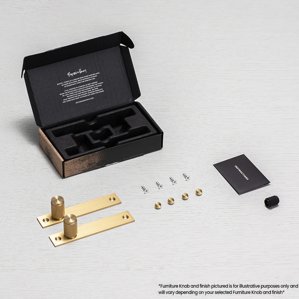 Buster and Punch Cross Furniture Knob Set Plate - Available in Various Finishes - Image 4