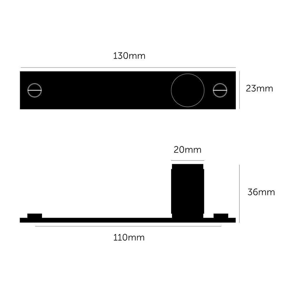 Buster and Punch Cross Furniture Knob Set Plate - Available in Various Finishes - Image 5