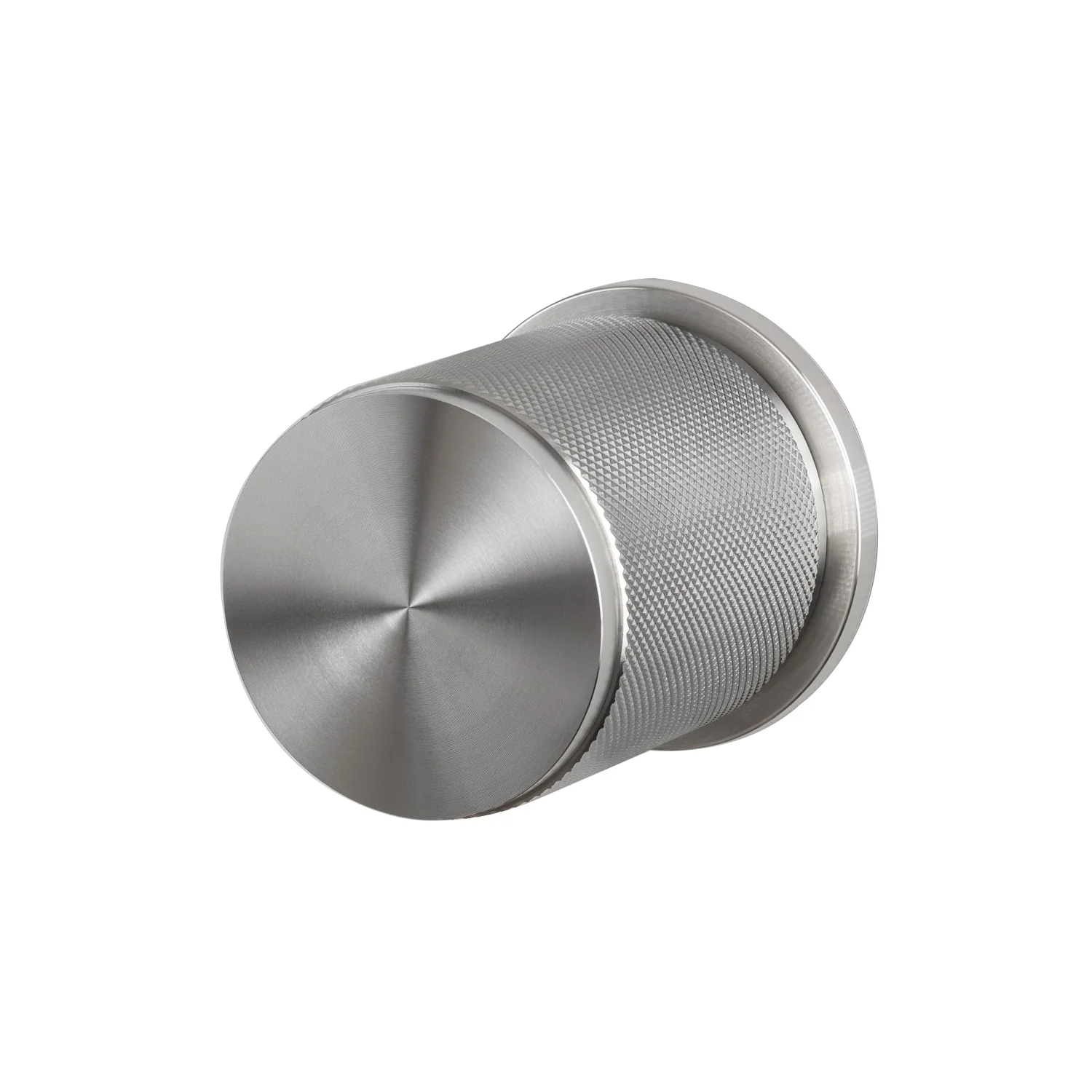 Buster and Punch Door Knob on Round Rose Cross-Knurl Pattern - Available in Various Finishes - Image 10