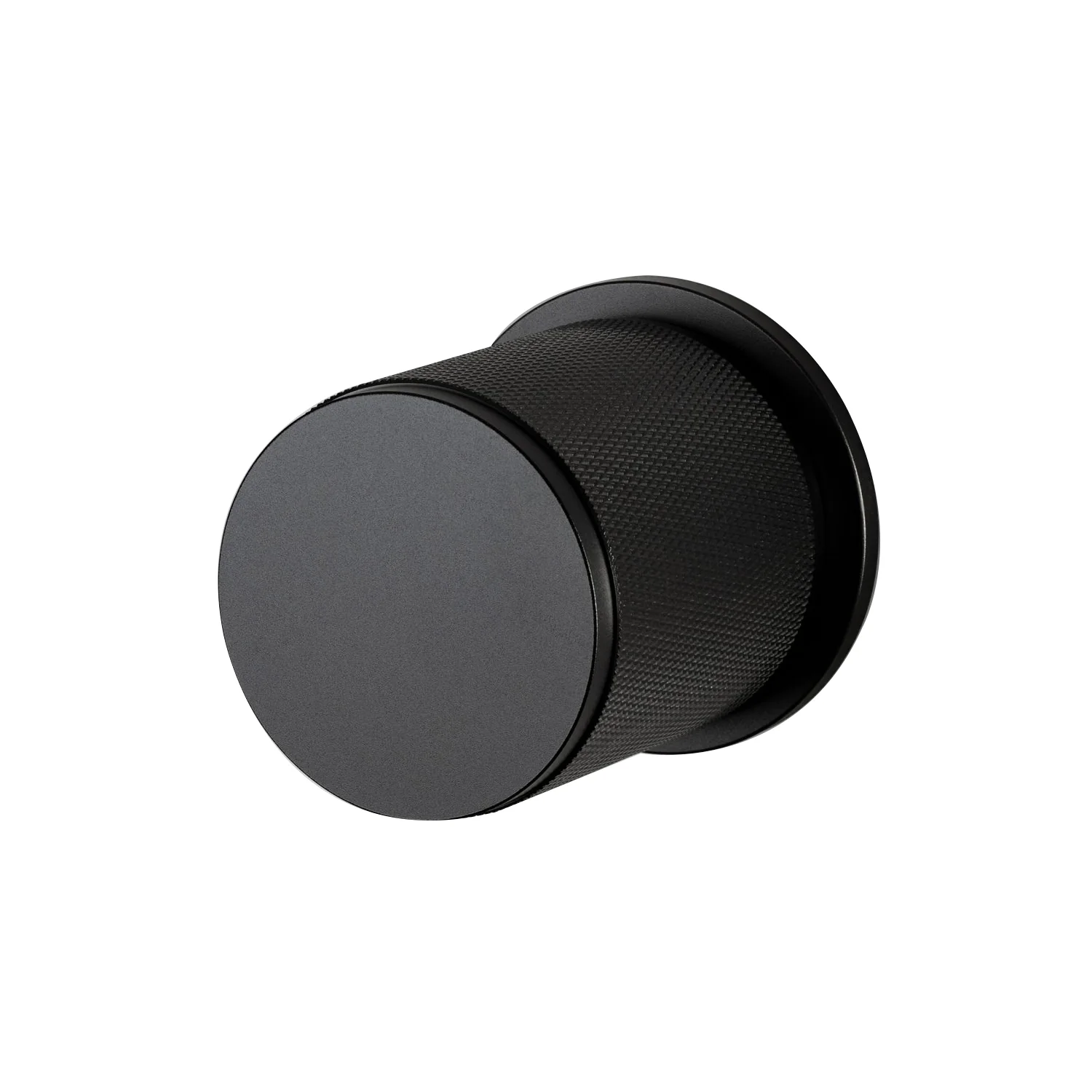Buster and Punch Door Knob on Round Rose Cross-Knurl Pattern - Available in Various Finishes - Image 8