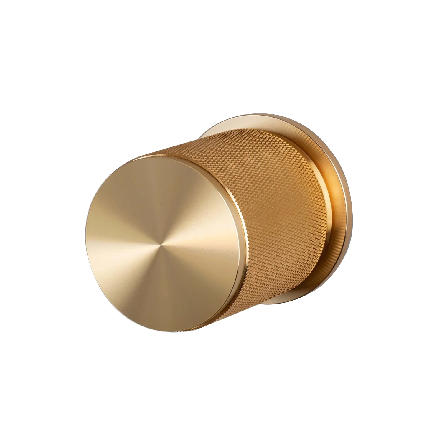 Buster and Punch Door Knob on Round Rose Cross-Knurl Pattern - Available in Various Finishes - Image 9