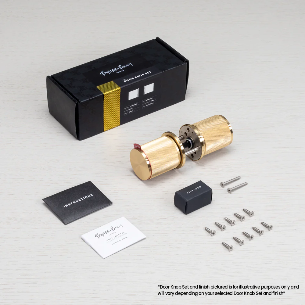 Buster and Punch Door Knob set Linear - Available in Various Finishes - Image 5