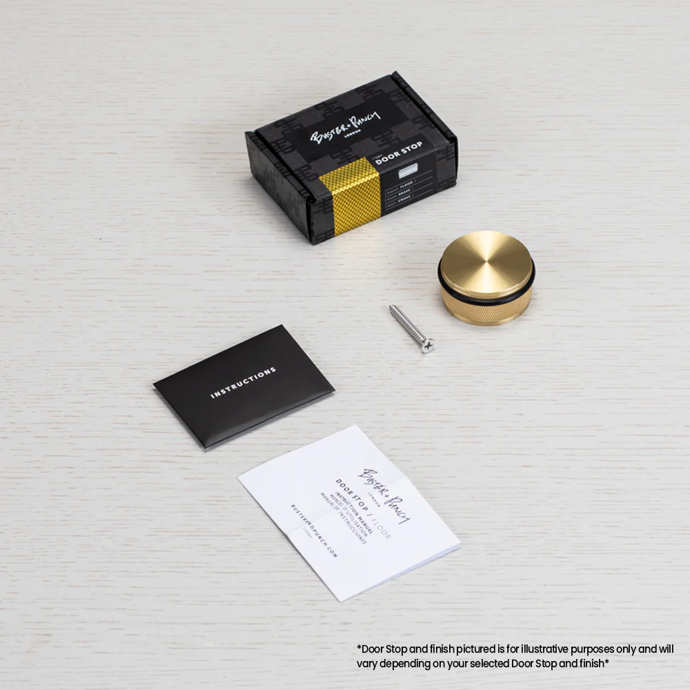 Buster and Punch Door Stop Floor Mounted 25mm - Available in Various Finishes - Image 4