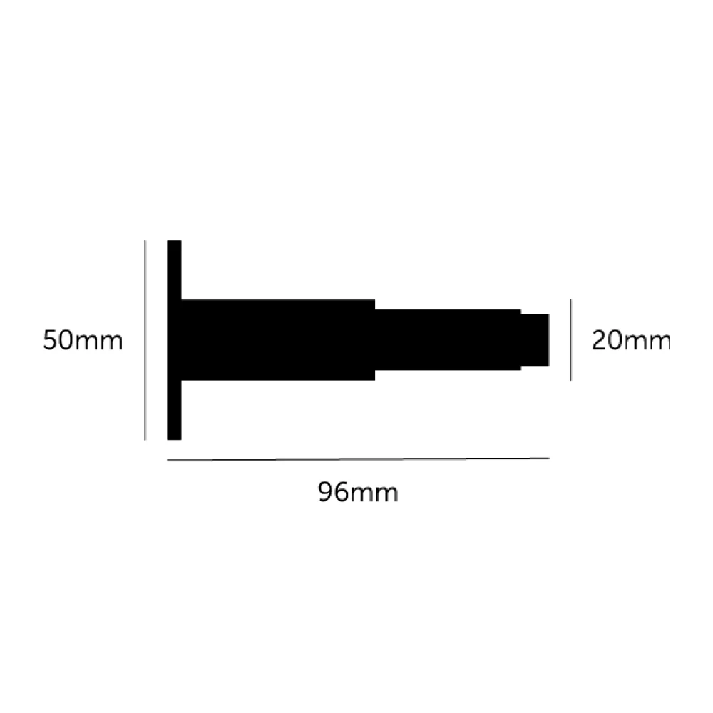 Buster and Punch Door Stop Wall Mounted 96mm - Available in Various Finishes - Image 5