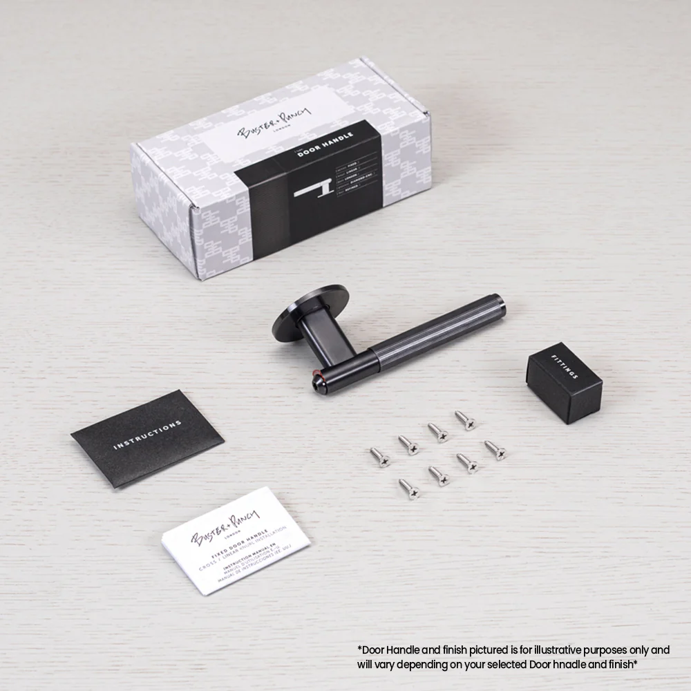 Buster and Punch Dummy Fixed Door Handle Single-sided Linear - Available in Various Finishes - Image 4