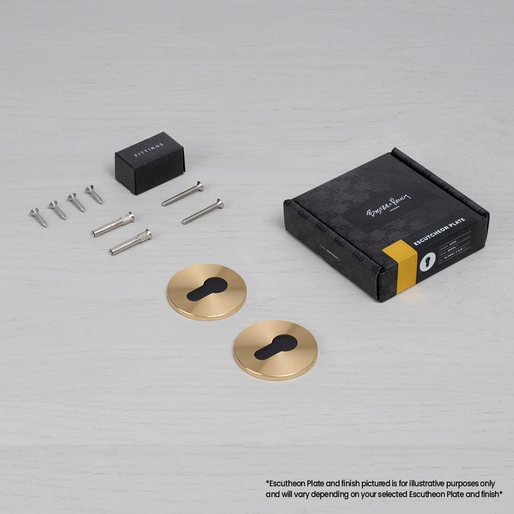 Buster and Punch Escutcheon Plate Euro Profile - Available in Various Finishes - Image 3