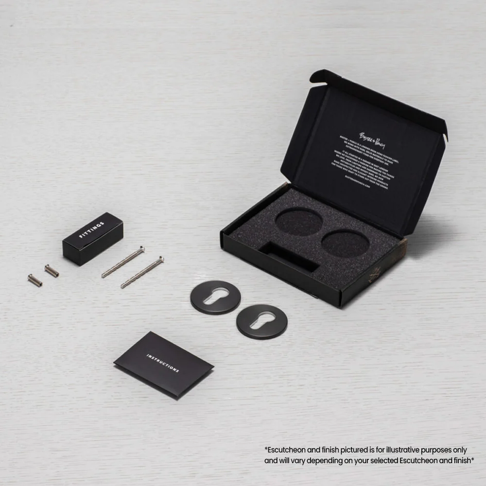 Buster and Punch Euro Cylinder Escutcheon Smoked Bronze UK-CYL-35-SM-A - Image 3
