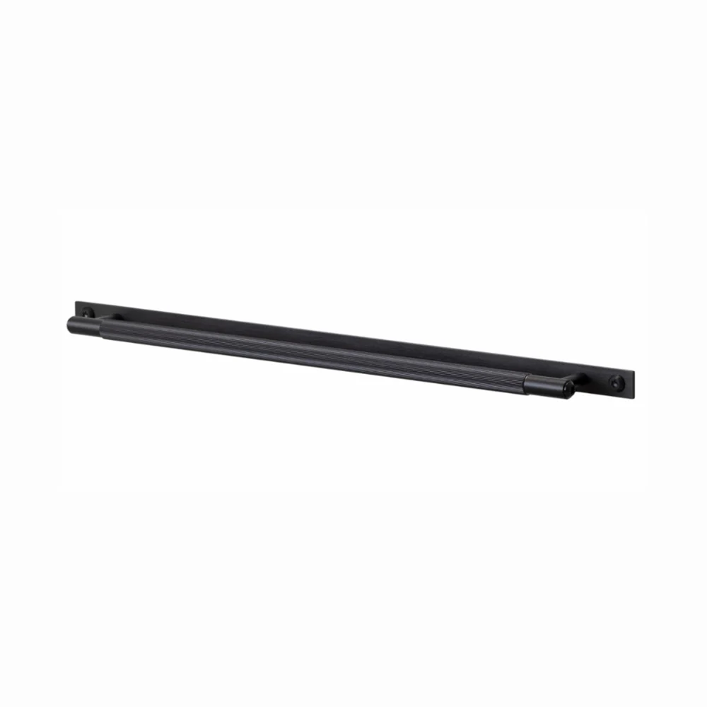 Buster and Punch Linear Cabinet Pull Bar Handle with Plate - Available in Various Finishes and Sizes - Image 6