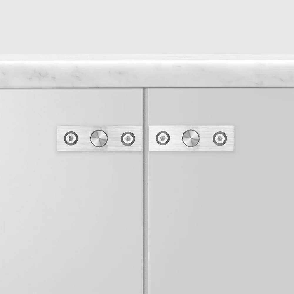 Buster and Punch Linear Furniture Knob Set with Back Plate 12mm - Available in Various Finish - Image 5