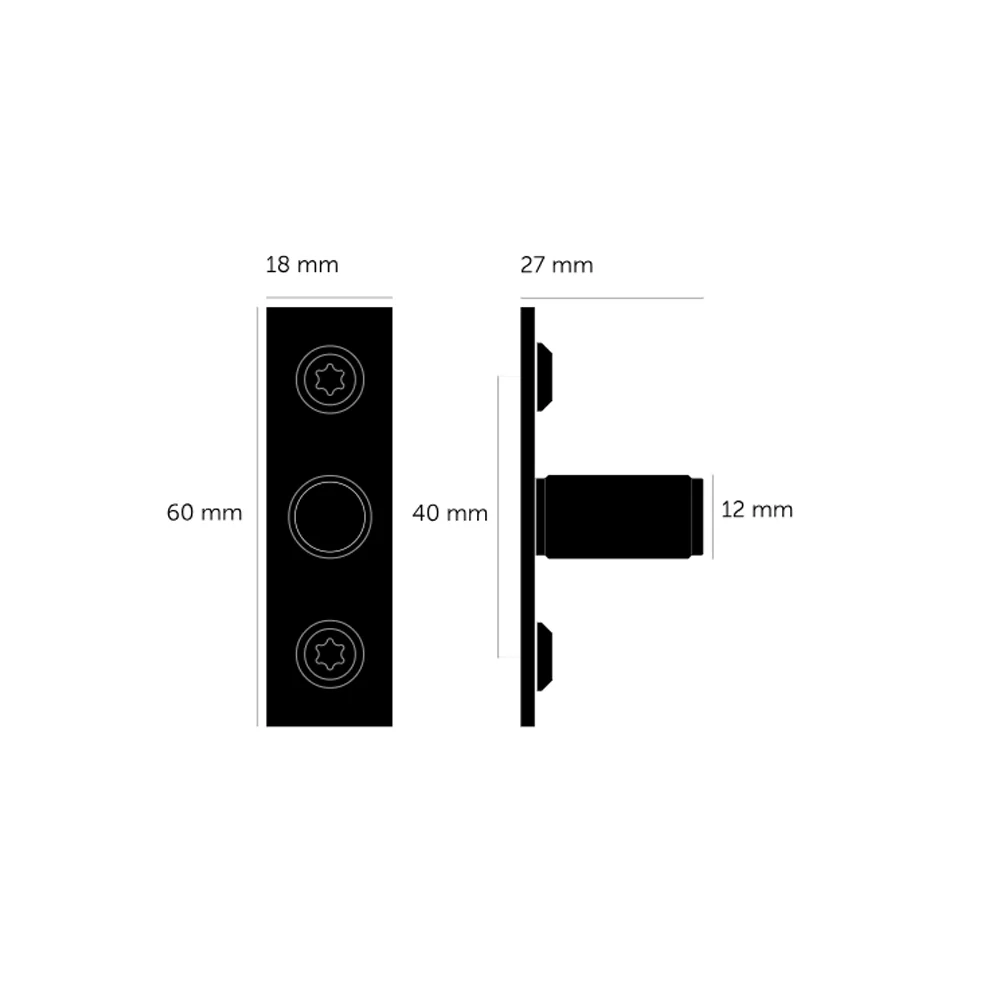 Buster and Punch Linear Furniture Knob Set with Back Plate 12mm - Available in Various Finish - Image 8