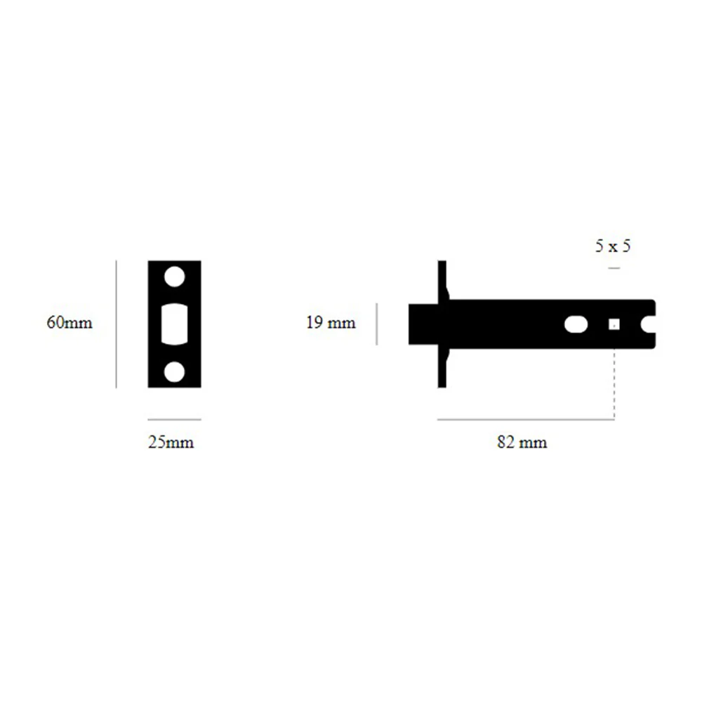 Buster and Punch Tubular Latch for Door Knob - Available in Various Finishes - Image 3