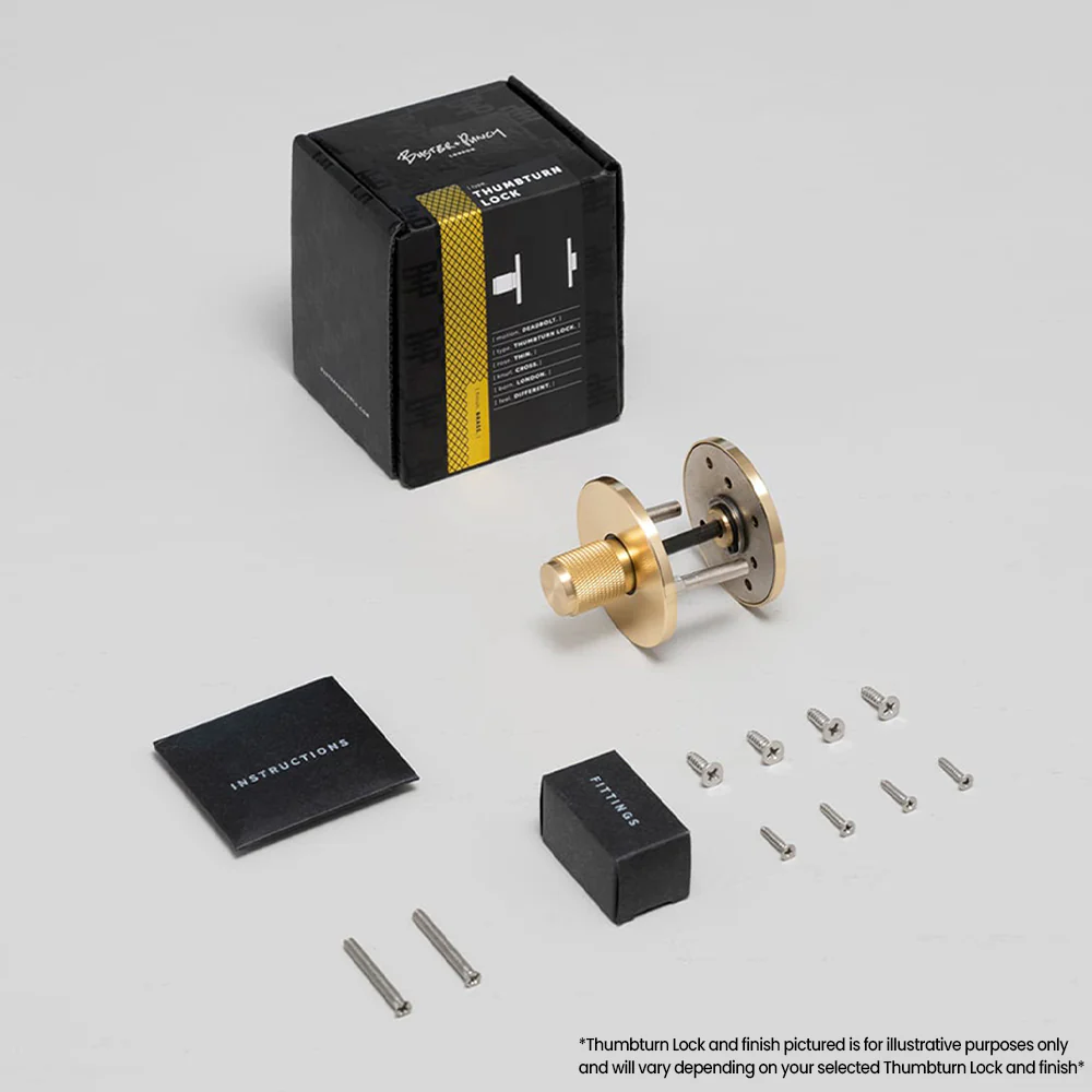 Buster and Punch UK Cross Thumbturn Lock - Available in Various Finishes - Image 4