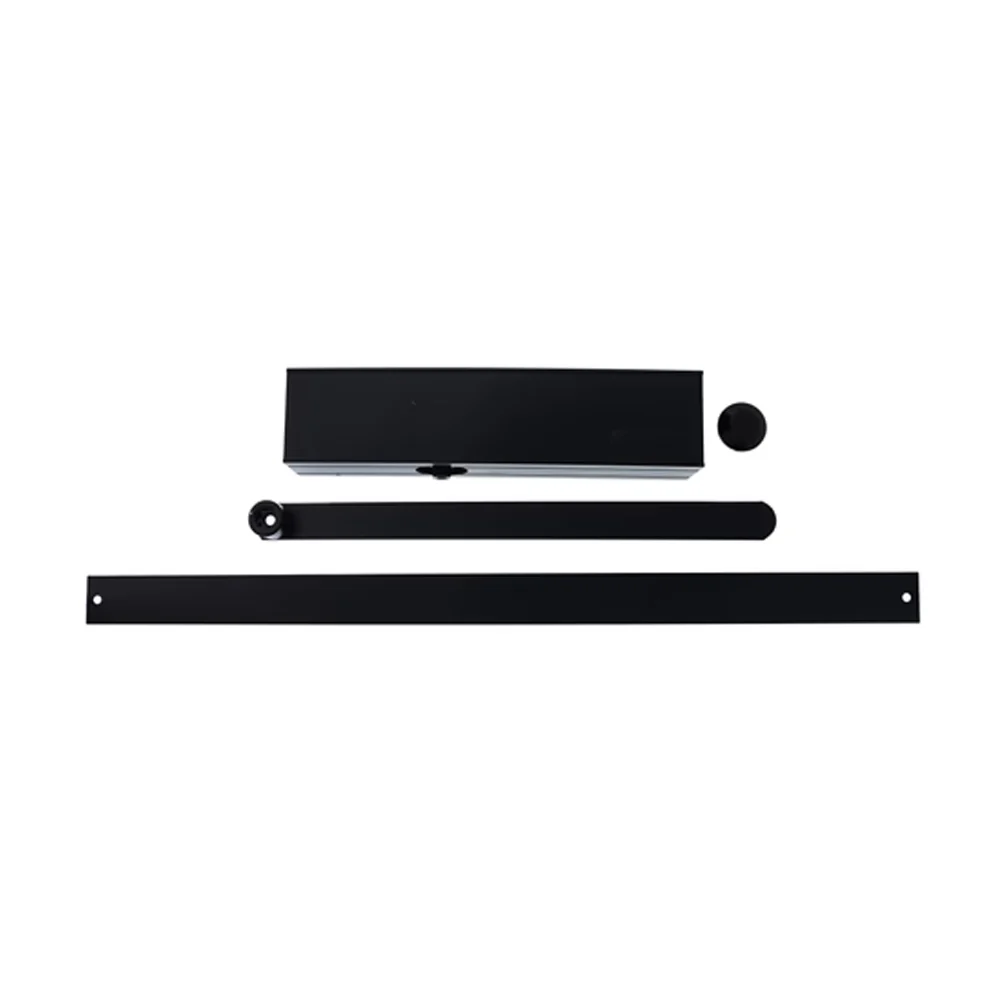 Carbine CDC-5 Radius EN2-6 Door Closer with Backcheck Delayed Action and Slide rail Arm Matt Black - Image 2