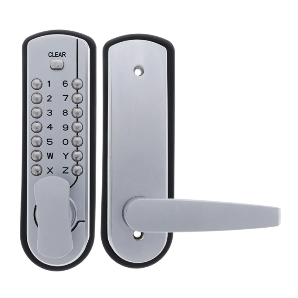 Carbine Heavy Duty Digital Door Lock Leverset Satin Chrome CDL7100SC-HD