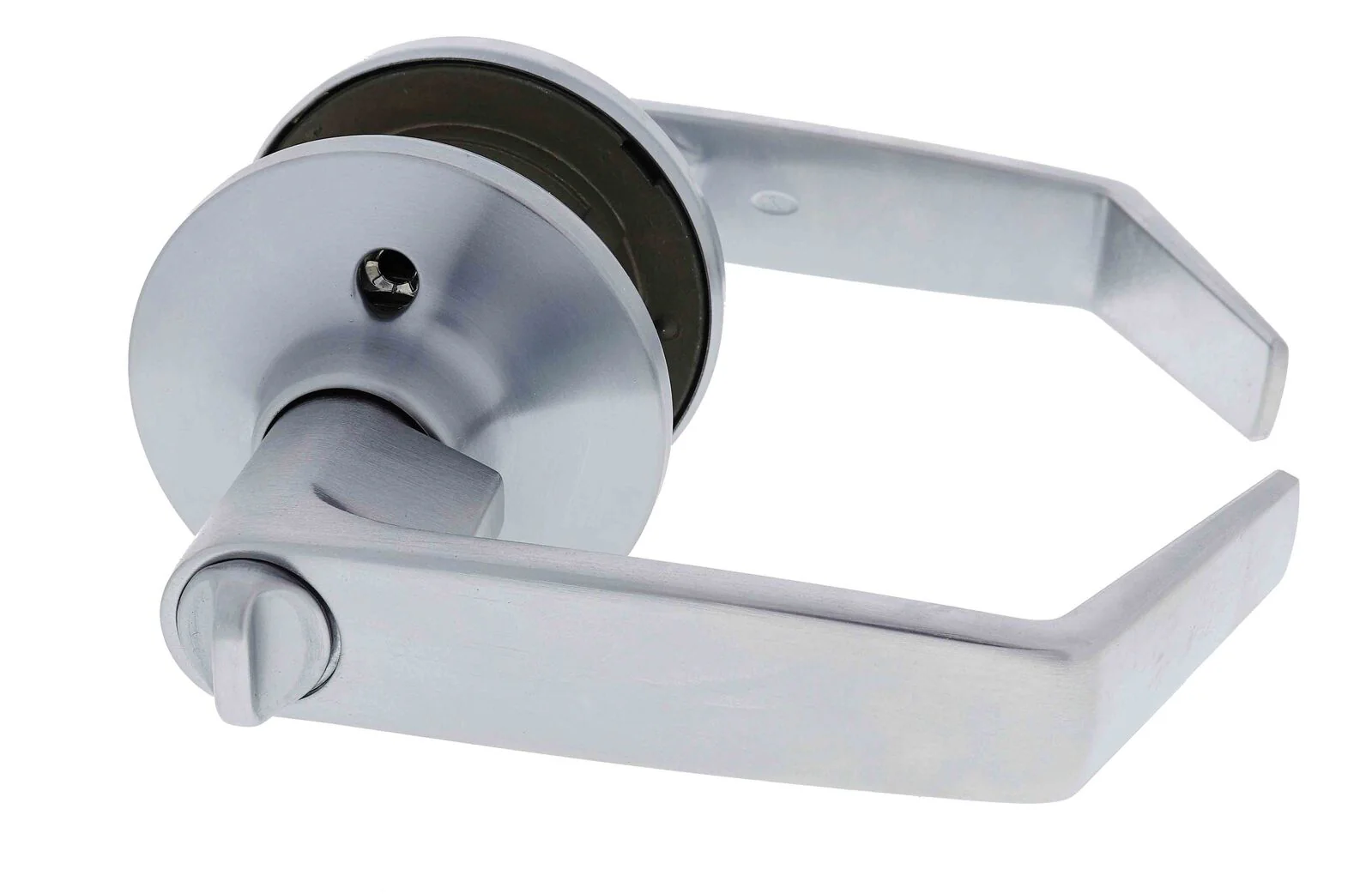 Carbine Rosehill Privacy Door Lever Handle Set Fire Rated Satin Chrome PR6030 - Image 2