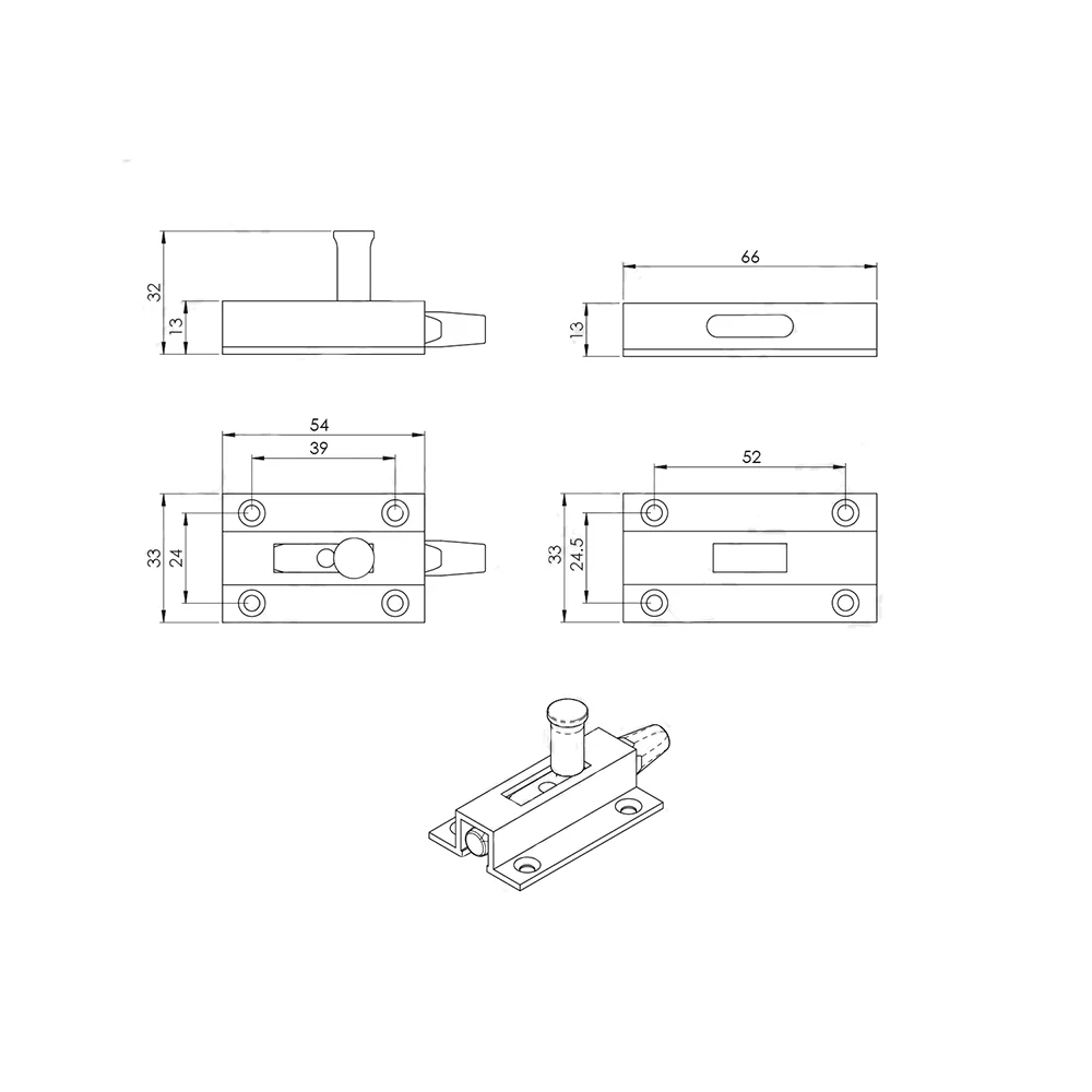 Carlisle Eurospec Aluminium Toilet Indicator Bolt SAAIND - Image 2
