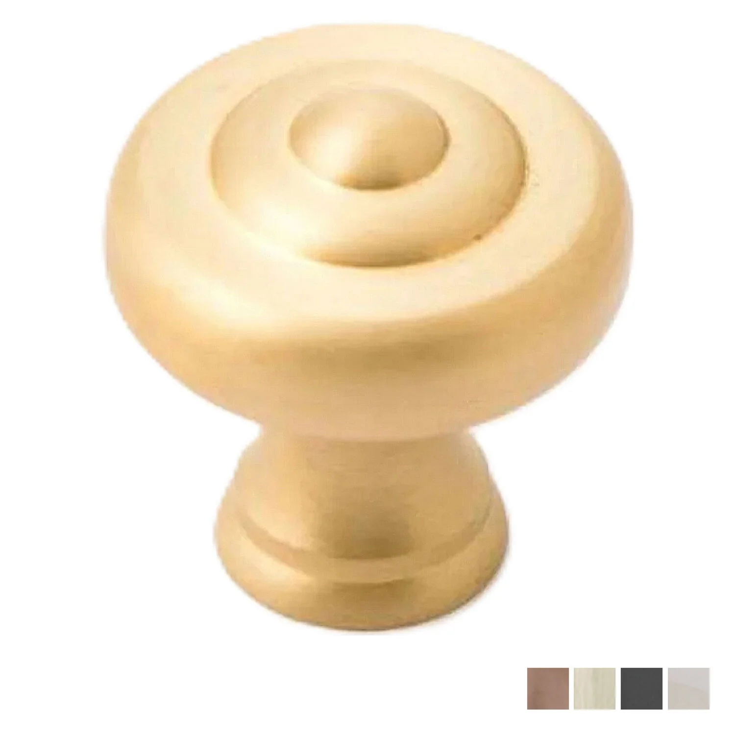 Castella Decade Fluted Knob - Available in Various Finishes and Sizes