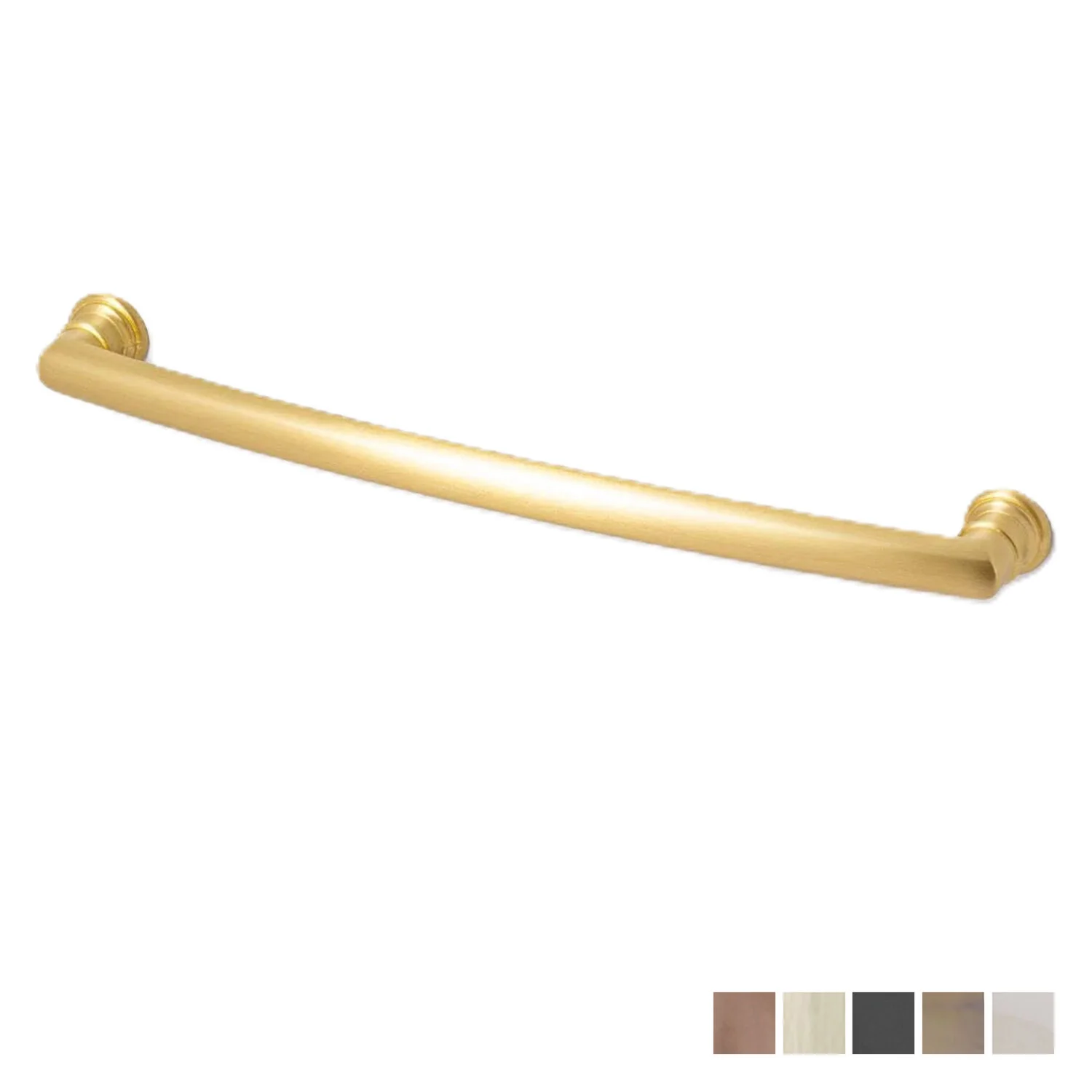 Castella Decade Ridged Cabinet Pull Handle - Available in Various Finishes and Sizes
