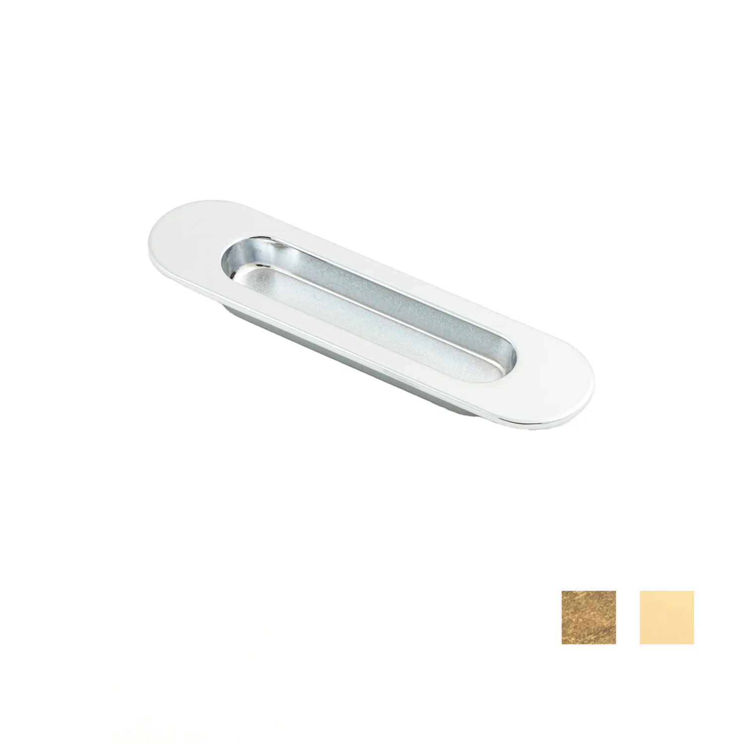 Castella Dune Round Recessed Pull 150mm - Available in Various Finishes