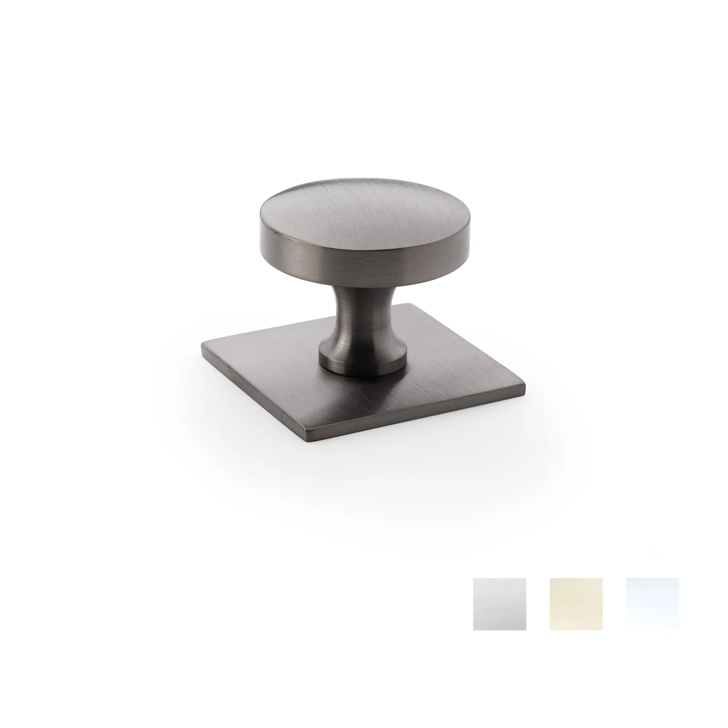 Castella Hastings Cabinet Knob on Backplate 38mm - Available in Various Finishes