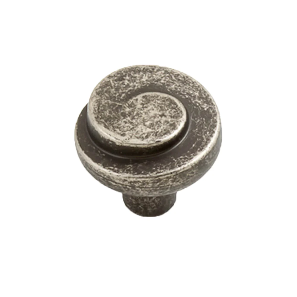 Castella Plume Cabinet Knob - Available in Antique Brass and Rustic Tin - Image 3