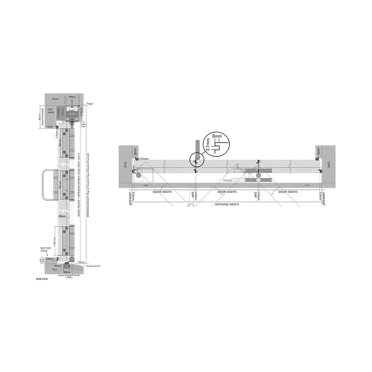 Cowdroy Allweather External Bi-Folding Kit 90kg - Available in Various Functions and Sizes - Image 5