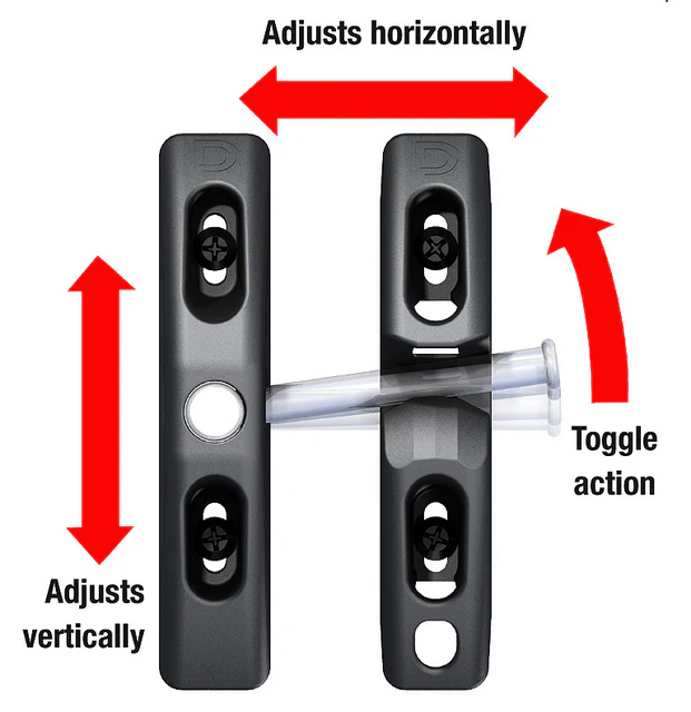 D&D T-Latch Toggle-Action General Purpose Gate Latch Pad lockable TL01 - Image 5