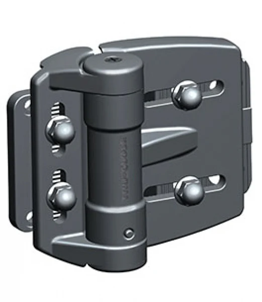 D&D TruClose TCAMA2RND Self Closing Mini Multi Adjust Round Post Gate Hinge - Image 2