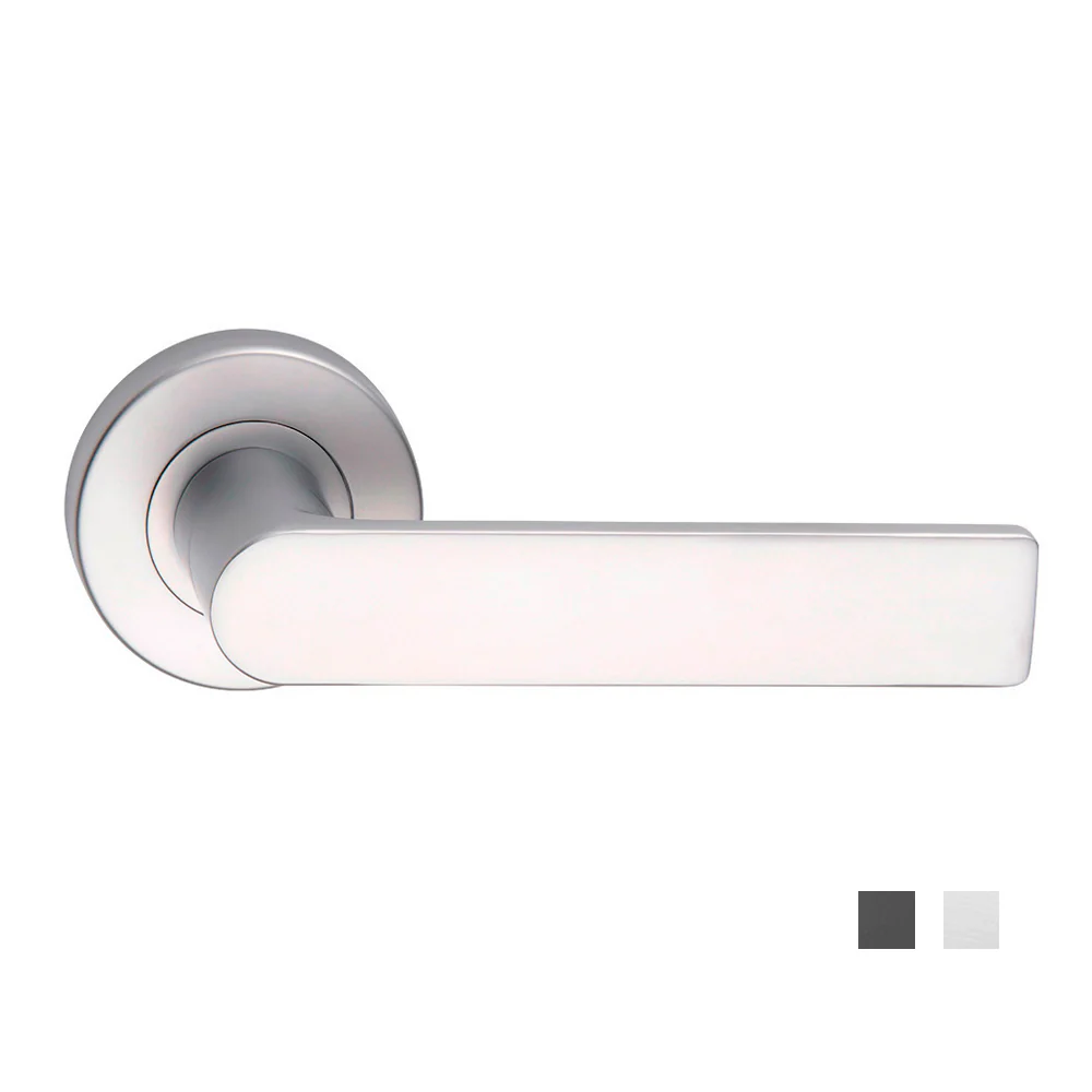 Dormakaba 8300/14 Vision Door Lever Handle on Round Rose Passage
