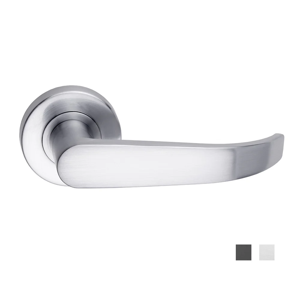 Dormakaba 8300/26 Vision Passage Door Lever Handle on Round Rose