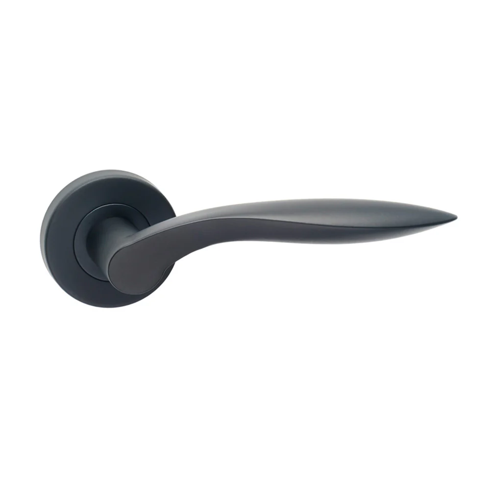 Dormakaba 8300/6 Vision Passage Door Lever Handle on Round Rose - Image 5