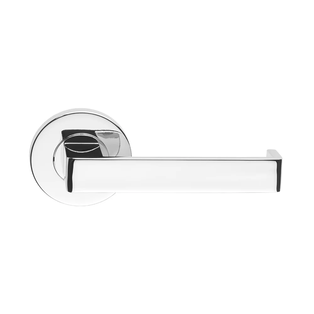 Dormakaba 8600/12 Vision Round Rose Door Handle Leverset - Image 4