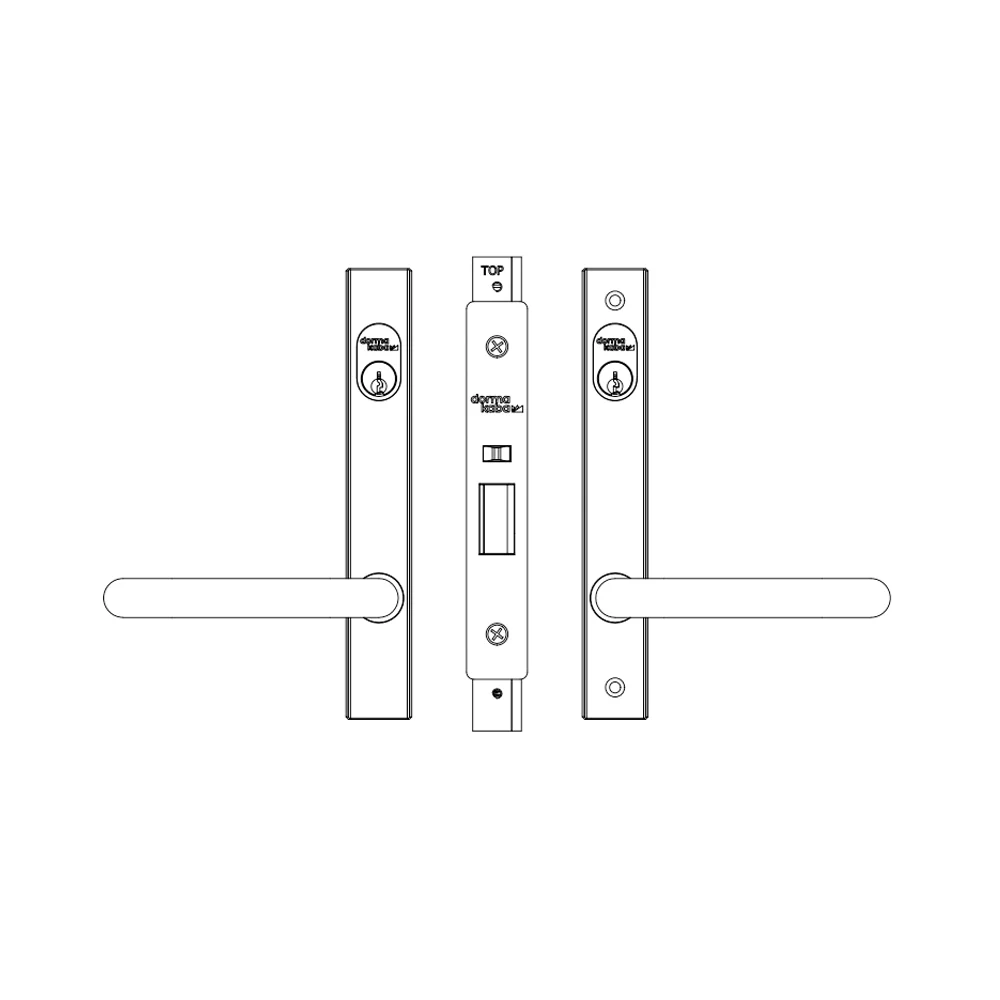 Dormakaba Double Cylinder Lockpack 30mm Backset TC6H PVD Black - Available in Various Functions - Image 3