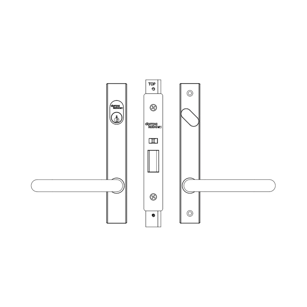 Dormakaba Entrance Kit Lockpack 23mm Backset TC6H PVD Black - Available in Various Functions - Image 3