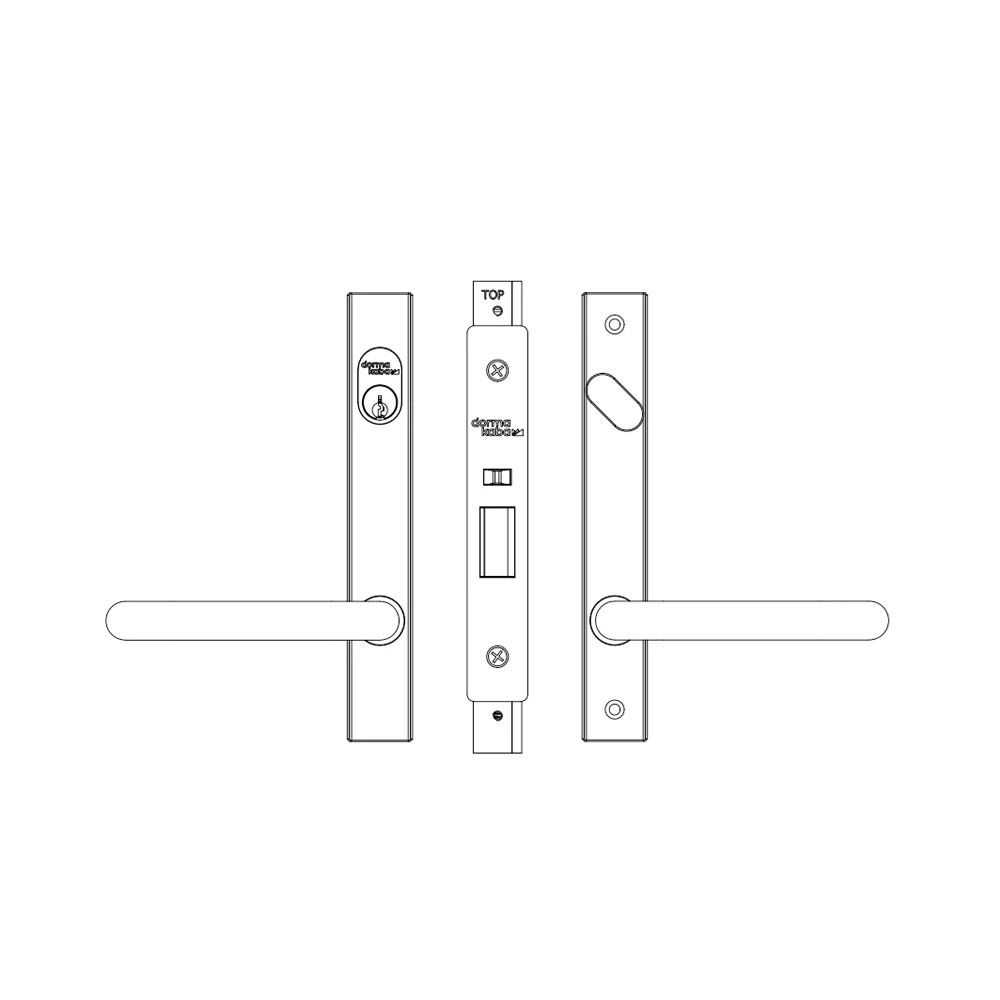 Dormakaba Entrance Kit Lockpack 30mm Backset TC6H PVD Black SB2312KIT04BLK - Image 3