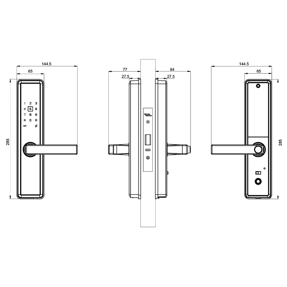 Dormakaba M5 Smart Digital Door Lock - Available in Various Finishes - Image 4