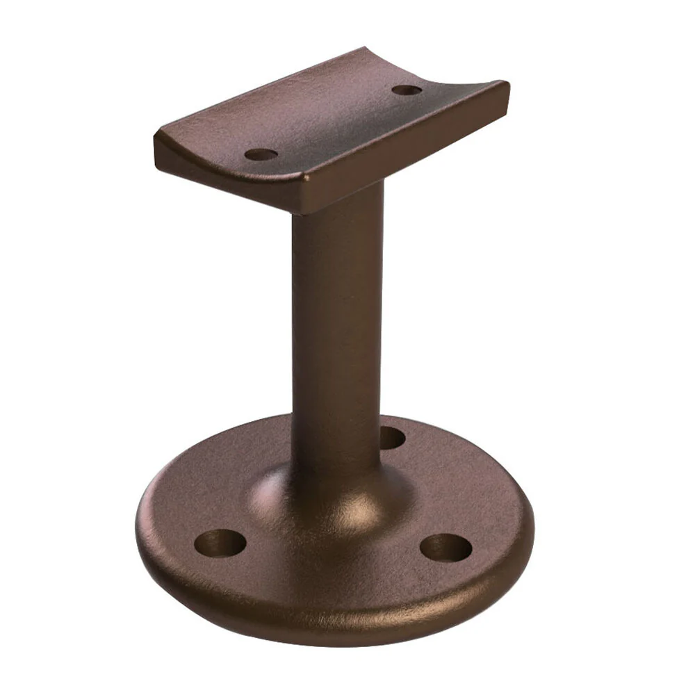 Emro 445 Straight Stair Rail Bracket Visible Fix 60mm - Available in Various Finishes - Image 3