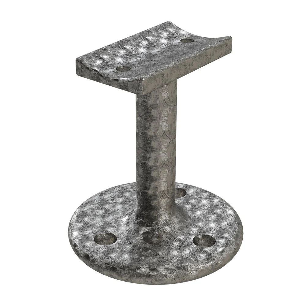 Emro 445 Straight Stair Rail Bracket Visible Fix 60mm - Available in Various Finishes - Image 8